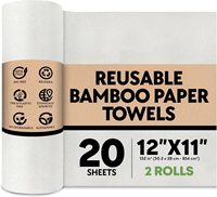 Serviettes en tissu de bambou perforées, durables et réutilisables, certifiées FSC, pour les tâches de nettoyage de la cuisine et de la maison