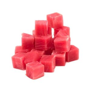Cubo de atún de aleta amarilla congelado salvaje atrapado Sashimi Sushi grado sin hueso atún dados Premium mariscos exportación suministro - Product Image 3