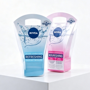 Printing Recyclable Transparent PVC PP <b>Box</b> Clear APET Plastic Folding Packaging Transparent PP Unique Shape Personal Care <b>Box</b> - Product Image 2