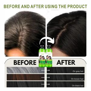 صبغة شعر دائمة باللون الأسود من أبل 250 مل * 2 بتركيبة جل كريستالي مع خلاصة الجنسنغ، صبغة وعناية متزامنة، تلوين سريع للشعر إلى الأسود - Product Image 5