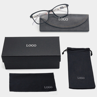 Monture de lunettes optiques œil-de-chat chic à dégradé pour femme, personnalisée, légère, en combinaison TR90 et acétate, avec broche interne en métal