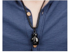 Bijoux en acier inoxydable plaqué or 14k, pour hommes, personnalisés, à la mode - Product Image 6