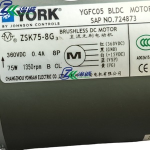 Motor de Corriente Continua con Escobillas Yongan York ZSK75 8G3 para Equipos Mecánicos - Product Image 2