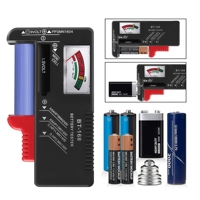 Probador de Baterías AAA, Comprobador Universal de Baterías para Pilas AA, C, D, 9V, 1.5V y de Botón, Medidor Eléctrico Pequeño