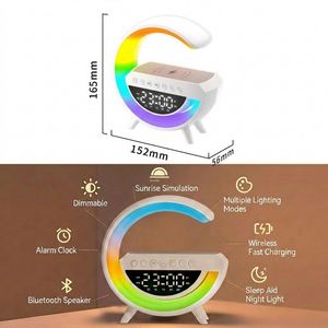 Luxury Smart Business Gift Set Digital Display Coffee <b>Mug</b> and Wireless Charging Bluetooth Speaker Night Light Gift Box - Product Image 4