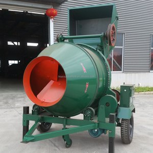 Mezcladora de Concreto con Tambor Reversible para Equipos de Construcción, con Motor Diésel y Tolva de Elevación con Cable de Acero Jzc350-DH - Product Image 4