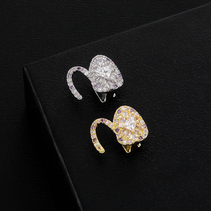 Grillz dentaire unique Hip Hop Iced Out avec CZ rose et violet, plaqué or et <span class=keywords><strong>argent</strong></span>, pour hommes et femmes, vente <span class=keywords><strong>en</strong></span> gros - Product Image 1