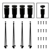 WEKIS nouveauté épingle à cheveux jambes métal épingle à cheveux pieds de Table salle à manger pieds Table basse moderne Base canapé armoire jambes