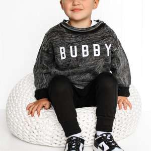 <span class=keywords><strong>Pull</strong></span> à col rond à manches longues pour bébé garçon, sweat <span class=keywords><strong>noir</strong></span> délavé à l'acide, vêtements, <span class=keywords><strong>pull</strong></span> en coton pour nouveau-né, vente en gros - Product Image 3