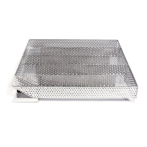 <span class=keywords><strong>Plateau</strong></span> <span class=keywords><strong>de</strong></span> fumage robuste en acier inoxydable perforé, résistant à la chaleur, pour la découpe et le pliage, idéal pour le barbecue domestique et commercial - Product Image 2