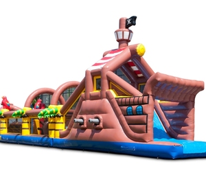 Winsun tùy chỉnh cướp biển <span class=keywords><strong>Inflatable</strong></span> trở ngại các khóa học thương mại Combo cho thuê thiết bị ngoài trời - Product Image 1