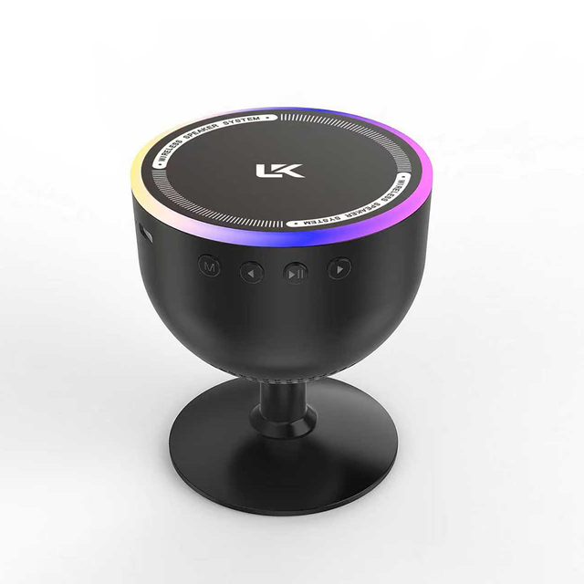 LK21 Wireless BT Speaker Super Bass Stereo Woofer Music Creative Goblet-shaped Blue-tooth Speaker