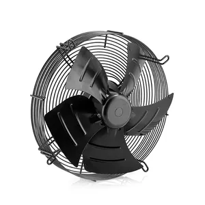 400mm AC EC DC Axial Fan Impeller Plastic Blades High Volume Industrial Axial Flow Fans 220v