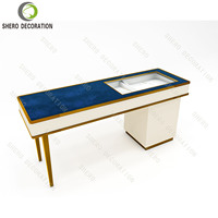 Comptoir de réception et de caisse sur mesure pour bijouterie, avec vitrine de présentation, mobilier de magasin de bijoux, conception OEM