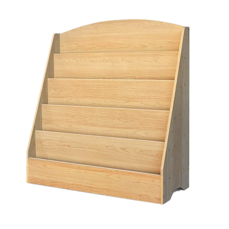 Bamboo Bookshelf Magazine Holder Book Case Living Room Furniture Storage Rack