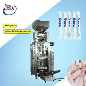 Sugar Salt Stick Packing Machine Stick Pack Multi-lane Granule Sachet Packing Machine