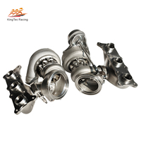 KingTec - Kit de Turbocompresor Doble de Alto Flujo TD04 19T 20T, Turbo N54 19t para BMW 135i 335i 535i Z4 X6 3.0L