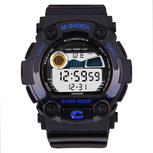 Reloj minimalista Para adultos, pulsera Digital LCD multifunción con logotipo personalizado, resistente a los golpes, venta al por mayor de fábrica - Product Image 5