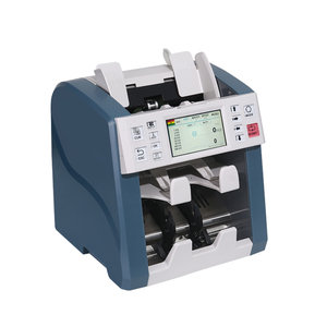 <span class=keywords><strong>Machine</strong></span> de tri de devises à deux poches et deux CIS avec écran TFT, détecteur de billets haute vitesse double CIS, imprimante intégrée - Product Image 4