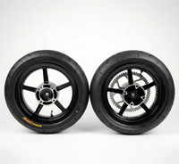 Nuevo Neumático de Rueda de 12 Pulgadas Colorido para Supermoto, Carcasa de Neumático para Carretera y Calle, Kit de Actualización para Yozma/Tuttio Pit Bike E-Dirt Bike