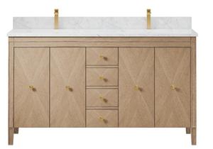 Smartwood Hot Sale Modern Water Resistant Floor Standing Oak Bathroom Vanity Porcelain Basin LED <b>Mirror</b> Painted Finish <b>Rectangle</b> - Product Image 5
