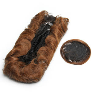 Hengmei Guangzhou Ingrosso Capelli Ricci Brasiliani 3-5 Pollici, 28 Pezzi di Capelli Umani Remy con Doppia Trama a Macchina, Solo Colore Più Scuro - Product Image 3