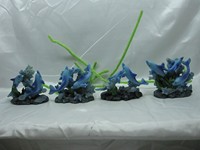 Vente en gros Offre Spéciale Résine Artisanat Cadeaux Décoration Animal Sculpture Dauphin Souvenir Collection Animal Design Figurine Statues
