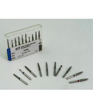 Ensemble de fraises diamantées à extrémité sûre fraises de préparation des dents pour la restauration postérieure antérieure - Product Image 1