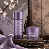 Vente en gros de flacons en verre personnalisés avec pompe pulvérisatrice, 50g 120ml, emballage cosmétique pour sérum facial, crème pour le visage
