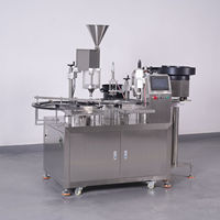 Machine de capsulage de remplissage de bouteilles de petit flacon de poudre automatique de haute précision pour la machine de remplissage d'injection de poudre chimique