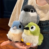 Adorable Peluche Oiseau Petit Hirondelle, Figurine Ornementale 11cm, Rembourrage Coton PP, Cadeau Idéal pour le Festival Qixi pour Filles, Chine 14+