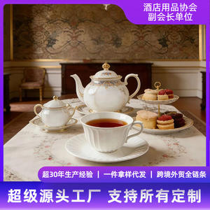 European Style White Porcelain <b>Teacup</b> <b>And</b> <b>Saucer</b> Set Round Solid Color Afternoon Tea Gift - Product Image 5