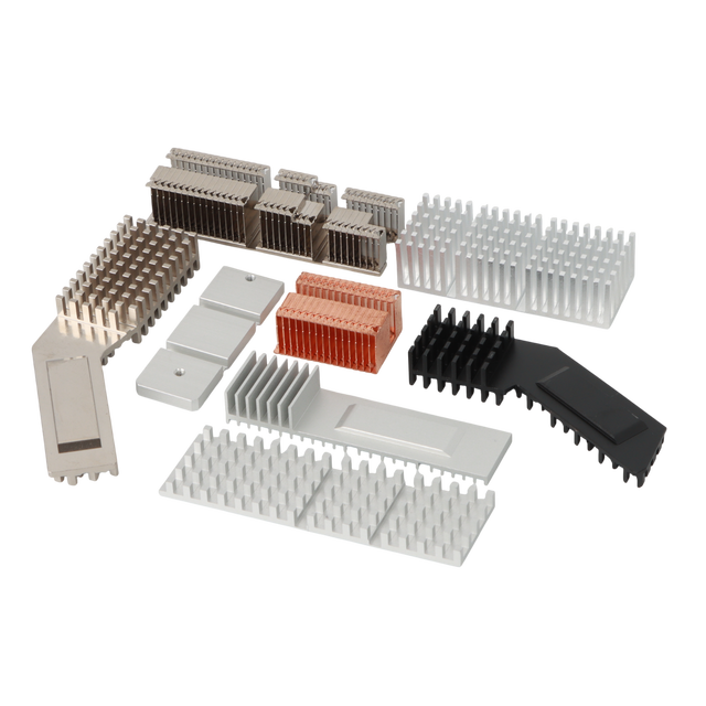 GLGNET Alloy Accessories Black Anodizing  Heatsink Industrial CustomSuper Quality Custom  Extruded Aluminum Heatsink Cooling Fin