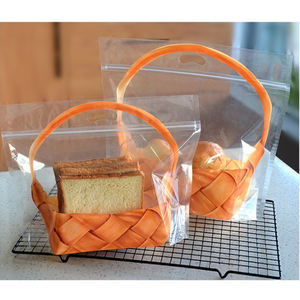 Resealable Stand up <b>Zipper</b> clear <b>Plastic</b> Bread Packaging <b>Bags</b> - Product Image 1