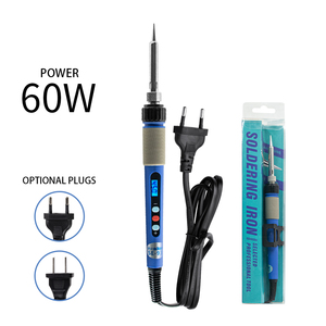 <span class=keywords><strong>Fer</strong></span> à <span class=keywords><strong>souder</strong></span> à température réglable 60W, sûr et facile à utiliser pour la réparation électronique, chauffe rapidement en 15 secondes, réduit les taux de refonte - Product Image 1