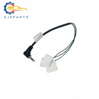 Câble de signal AUX personnalisé pour autoradio, 3 conducteurs, entrée MIC, prise d'alimentation, faisceau de câbles pour lecteur de voiture, télécommande au volant