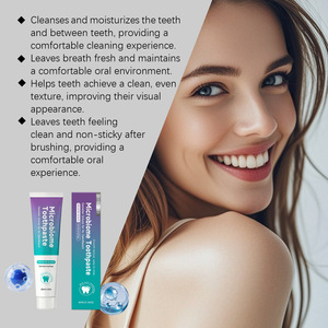 Dentifrice à la menthe naturelle - Sans fluor, pour dents sensibles, blanchissant et rafraîchissant l'haleine (Marque privée/Étiquette blanche) - Product Image 5