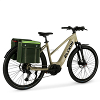 Moteur central silencieux de style européen 250W 500W Vélo pour femme 720Wh Vélo de trekking Vélo électrique 700C Vélo de route à roues