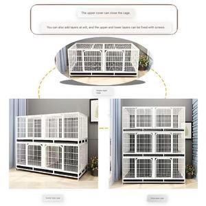 Livraison gratuite du fabricant Assurance qualité Grande cage <span class=keywords><strong>d</strong></span>'élevage de chat en métal pliable à trois couches pour l'intérieur et l'extérieur - Product Image 1