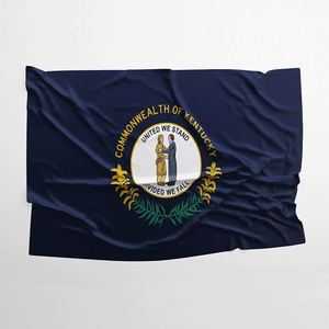 Drapeau personnalisé de l'État du Kentucky (USA) 3x5 pieds, bannière décorative en polyester 100D de haute qualité et durable pour événements extérieurs et intérieurs - Product Image 1