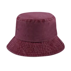 Jejeyi — chapeaux seau imprimés en coton, logo personnalisé, design seau réversible, Double face, article de grande marque, vente en gros