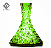 Base de chicha moderne de grande taille, vase à chicha avec technique de laque, nouvelle ampoule à chicha en verre