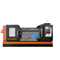 Torno de Roscado de Tubos CNC de Cama Plana Horizontal de un Solo Husillo para Trabajo Pesado QK1344 con Mandril Hidráulico de 130 mm de Diámetro Pasante