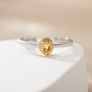 Anillo de <span class=keywords><strong>Plata</strong></span> de Ley S925 al por mayor con Amatista y Engaste de Corona Ondulada, Piedras Preciosas, Joyería Femenina de Estilo Único y Elegante - Product Image 3