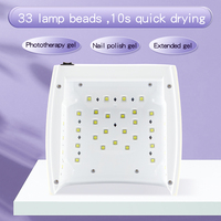 Nouveau Rechargeable Sans Fil Uv Led Gel Lampe À Ongles 72W Pro Cure Sans Fil Double Lumière Sèche Salon Manucure Lampe