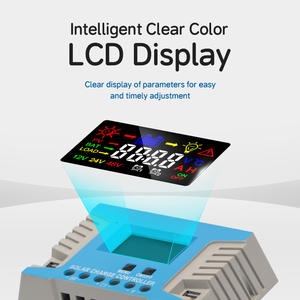 KungfS 12V/24V/48V otomatik 30A-60A PWM güneş şarj regülatörü Max PV giriş güneş ev sistemi için 100V GÜNEŞ PANELI denetleyici - Product Image 6