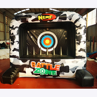 Équipement de jeu gonflable de tir sur cible pour événements sportifs, de carnaval et de fête, jeu de tir aux balles à louer