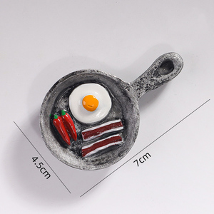 Wholesale Custom Fridge Refrigerator Magnet Souvenir Promotional Gifts Luxury 3D Resin Simulated Food Fridge Magnet for Fridge - Product Image 5