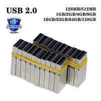 Puce de clé USB de haute qualité 2.0 1GB 2GB 4GB 8GB 3.0 16GB 32GB 64GB Grade-A 100% capacité réelle a réussi le test H2