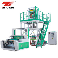 Gousset biodégradable de machine de soufflage d'extrudeuse de film LDPE/PVC automatique à grande vitesse avec traitement de film PP en plastique PE